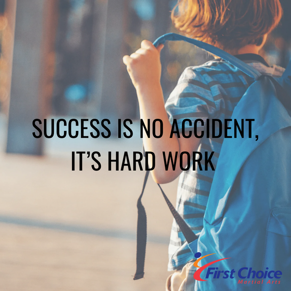 Success is No Accident, It's Hard Work