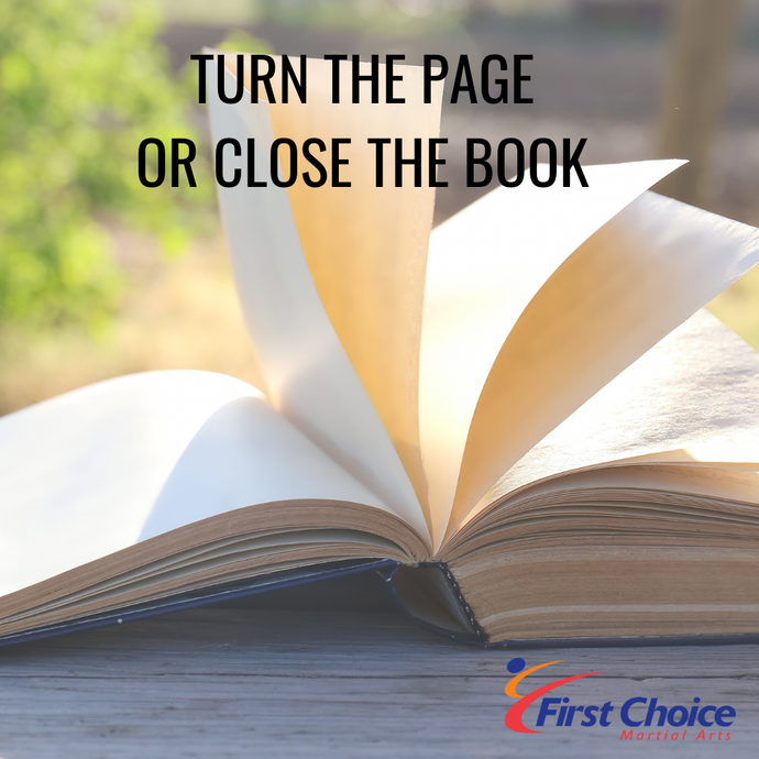 Turn the Page or Close the Book