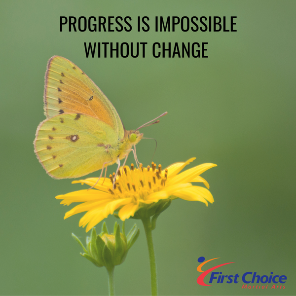 Progress is Impossible Without Change