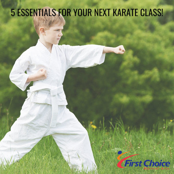 5 Essentials for your next Outdoor Karate Class!